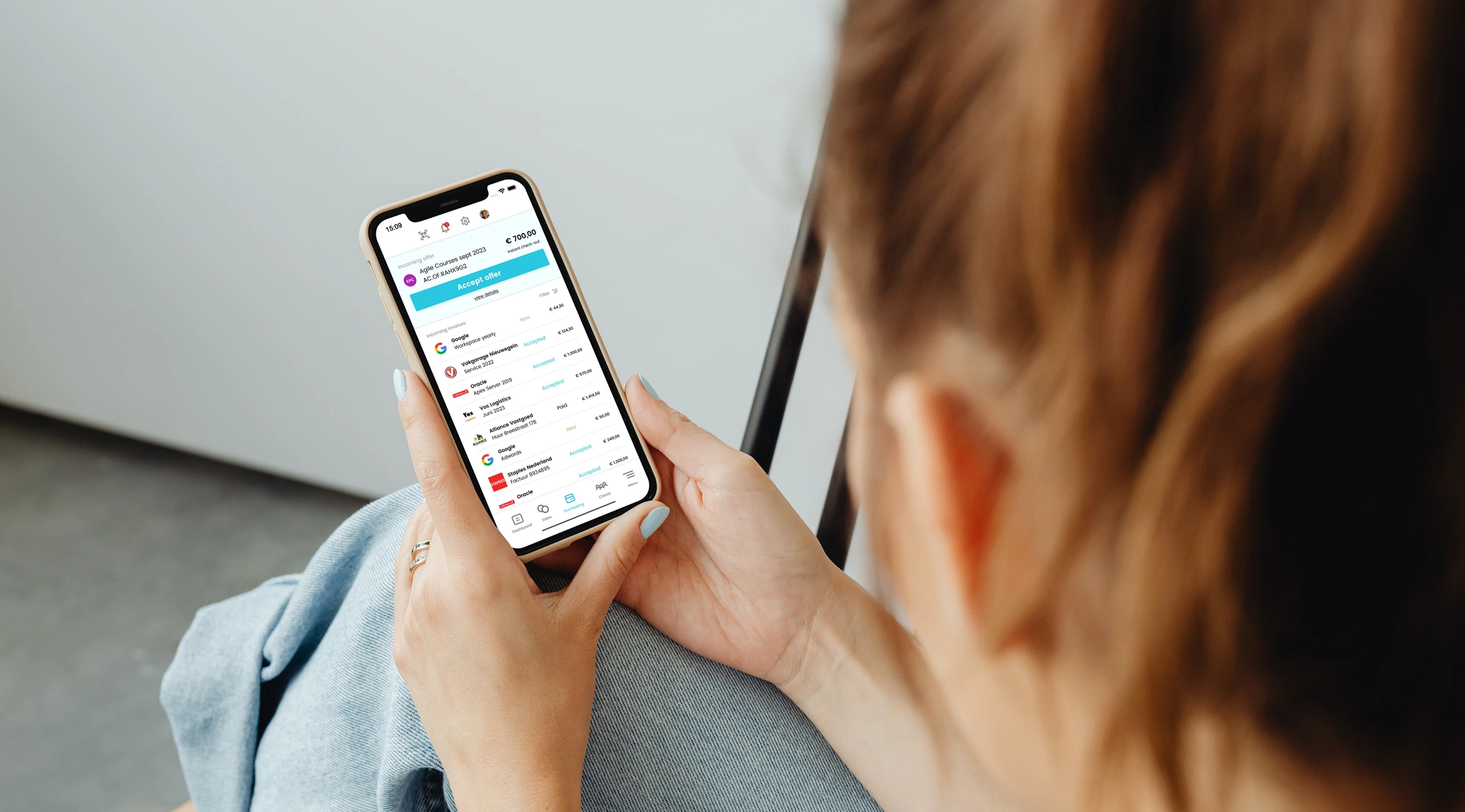AcceptChain Proposal Mobile User